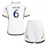 Real Madrid Nacho #6 Domaci Dres za djecu 2023-24 Kratak Rukav (+ Kratke hlače)
